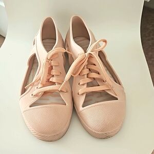 Melissa X Vivienne Westwood Brighton Sneakers‎ pale pink Size 8